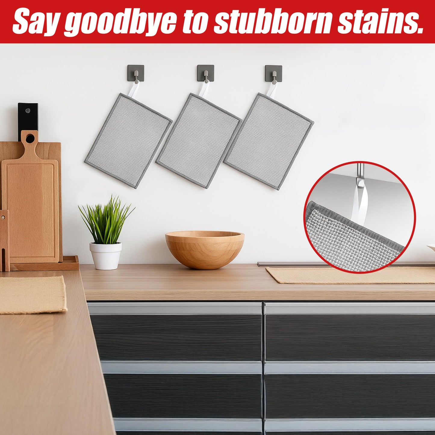 Non-Scratch Wire Dishcloth 10-Pack | EcoNour Kitchen Cloths