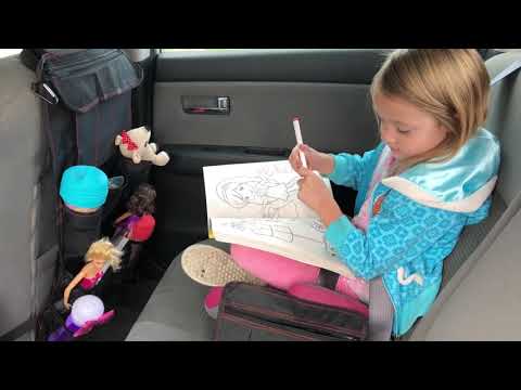 Large Back Seat Protector (2-Pack) for Kids Feet | EcoNour Kick Mats