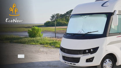 RV Windshield Sunshade (102"x51") XXXXX-Large | EcoNour Sunshade
