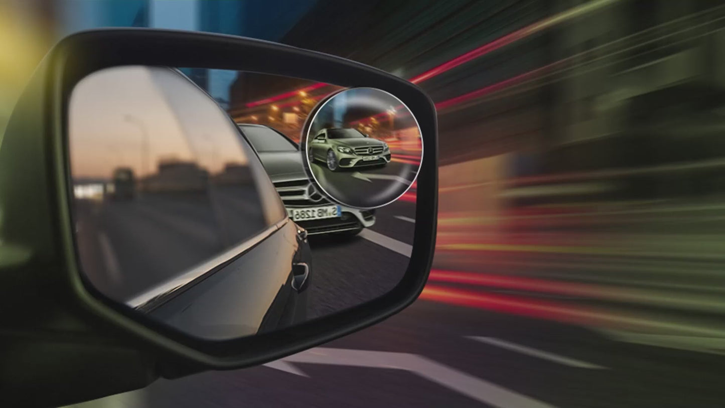 Blind Spot Mirror for Car (2 Pack) 2" Round HD | EcoNour 3X View