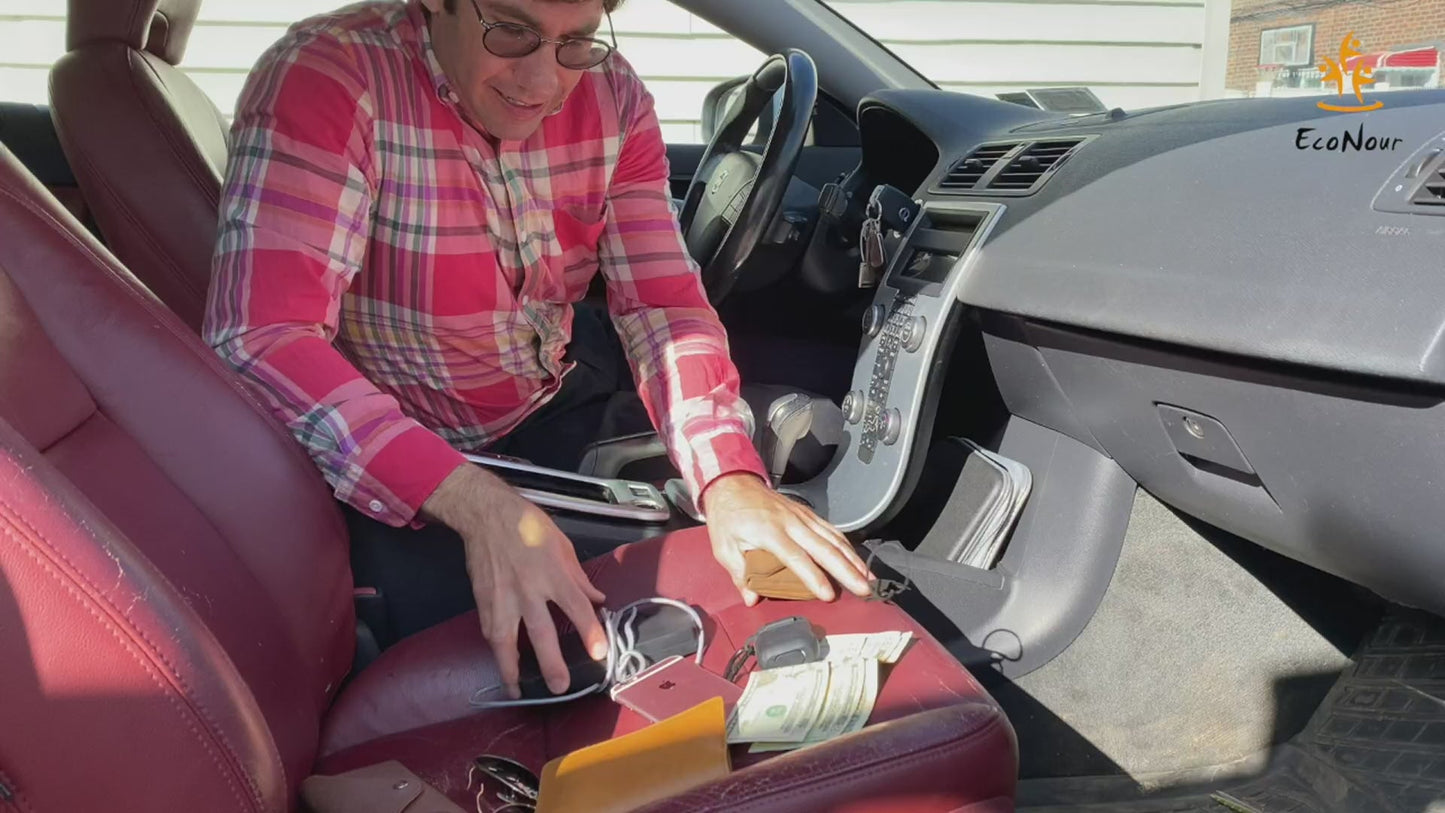 Car Seat Gap Organizer 2-in-1 | EcoNour Front Car Seat Storage