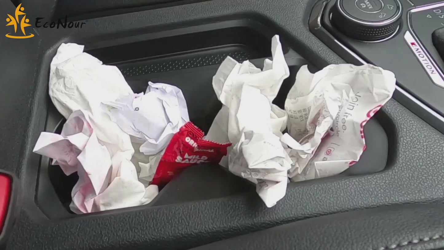 Car Trash Can Leakproof | EcoNour Portable Mini Garbage Bin