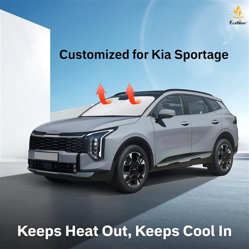 Kia Sportage Windshield Sunshade (2018–2022) | EcoNour UV Blocker