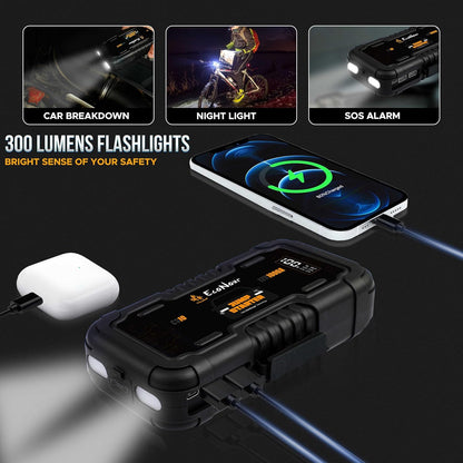 1600A Car Battery Jump Starter | EcoNour Portable Jump Starter