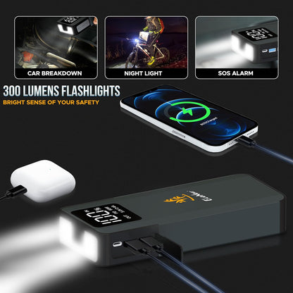 6000A Car Battery Jump Starter | EcoNour 12V Battery Booster 40000mAh