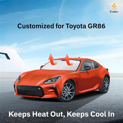 Toyota GR86 Windshield Sunshade (2022–2023) | EcoNour 240T Visor