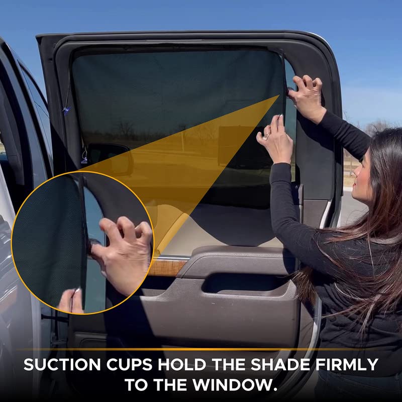 Magnetic Car Sun Shade for Baby (2 Pack) | EcoNour Side Window Shades