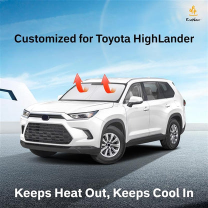 Toyota Highlander Windshield Sunshade 2020–2025 | EcoNour Sunshade