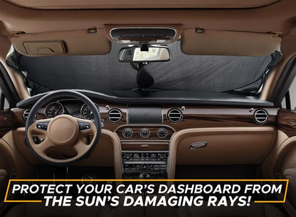 Car Windshield Sun Shade Medium (64x32) | EcoNour Patented Design