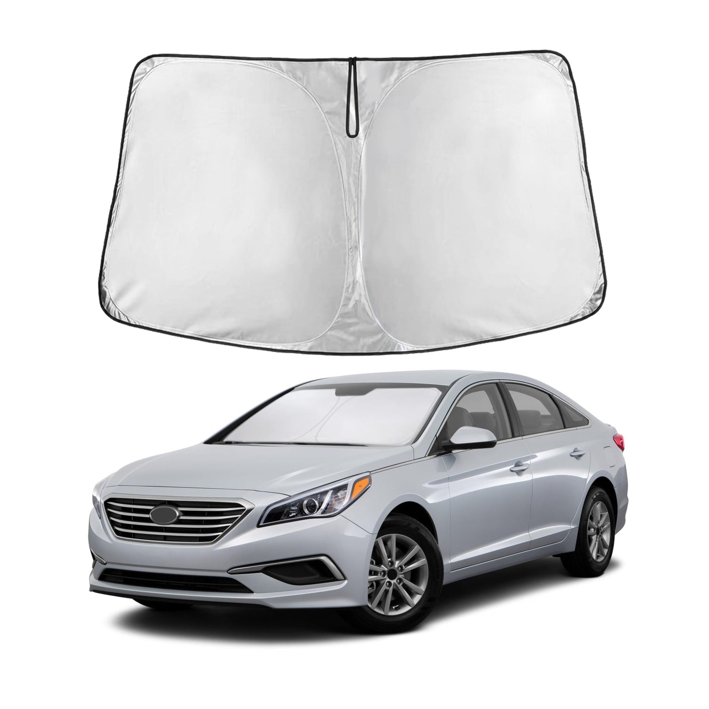 Hyundai Sonata Windshield Sunshade (2020–2025) | EcoNour 240T Visor