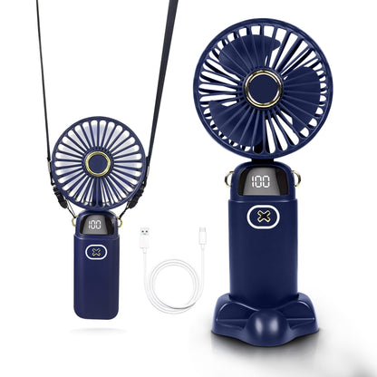 Portable Handheld Fan | USB Rechargeable with 5 Speed | EcoNour