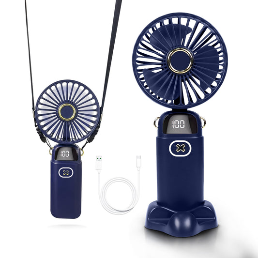 Portable Handheld Fan | USB Rechargeable with 5 Speed | EcoNour