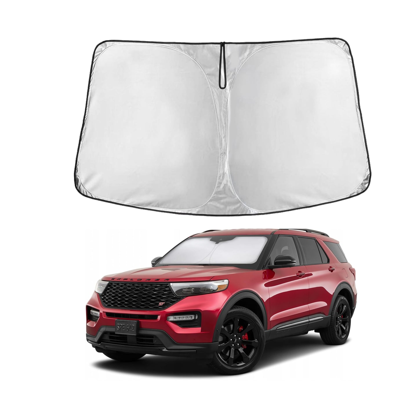 Ford Explorer Windshield Sunshade (2020–2025) | EcoNour 240T Visor