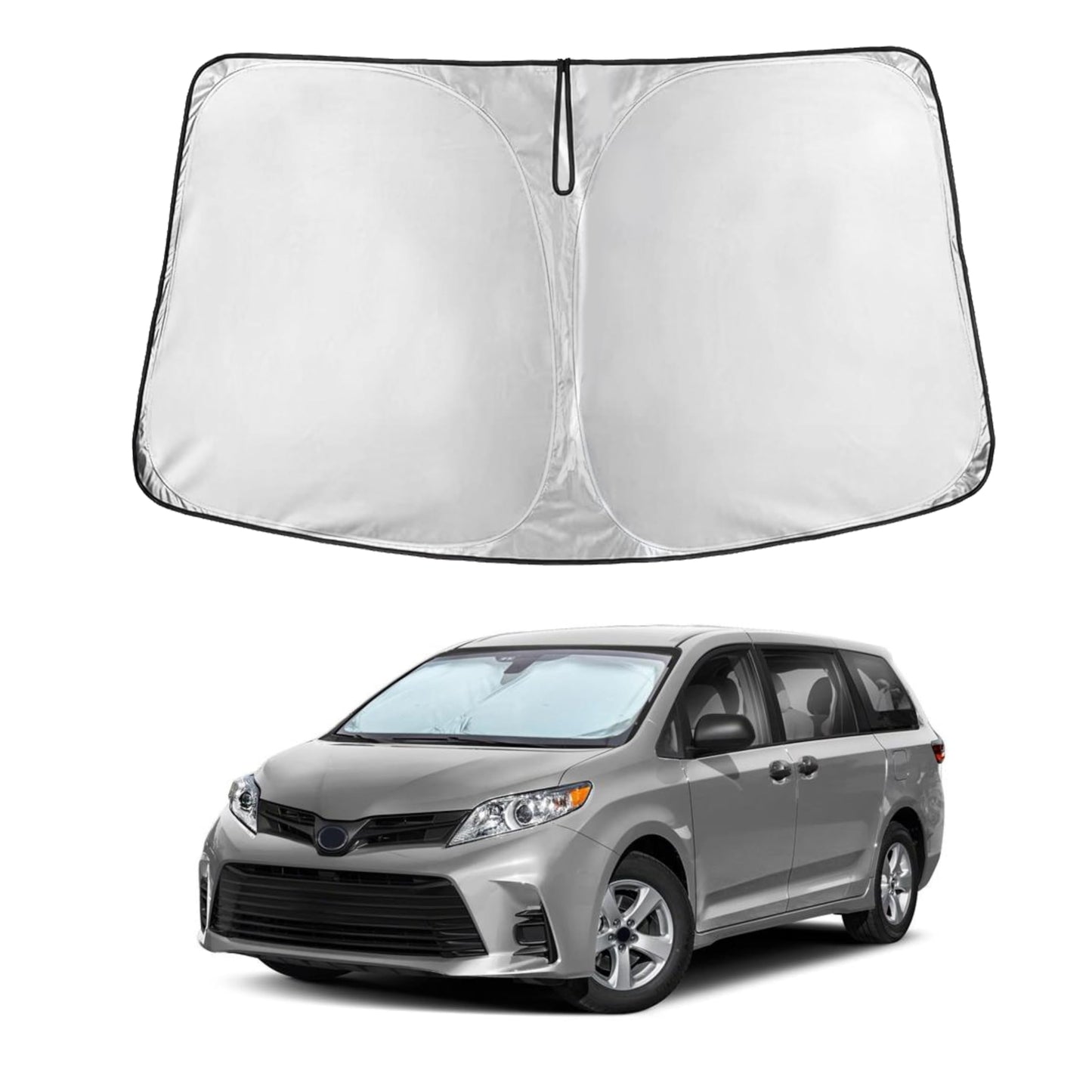 Toyota Sienna Windshield Sunshade 2021–2025 | EcoNour UV Block