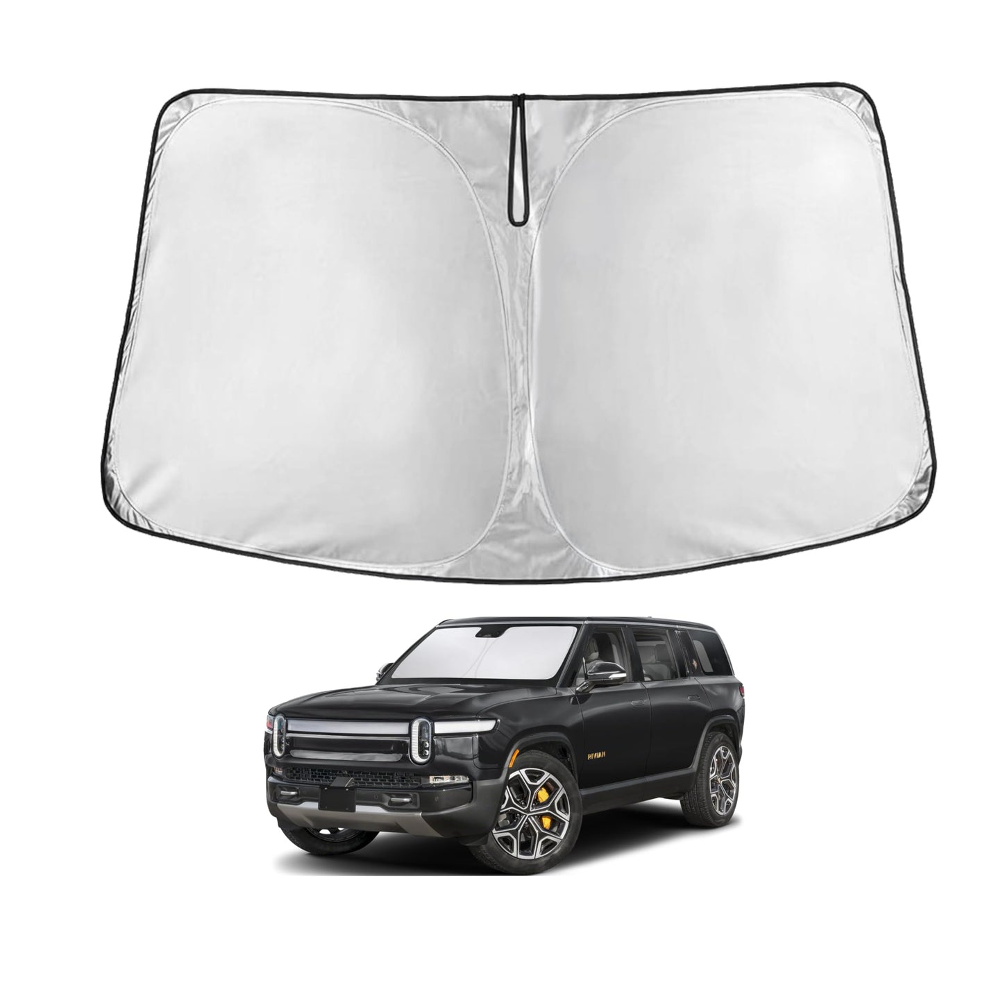 Rivian R1S Windshield Sunshade (2022–2025) | EcoNour UV Protection