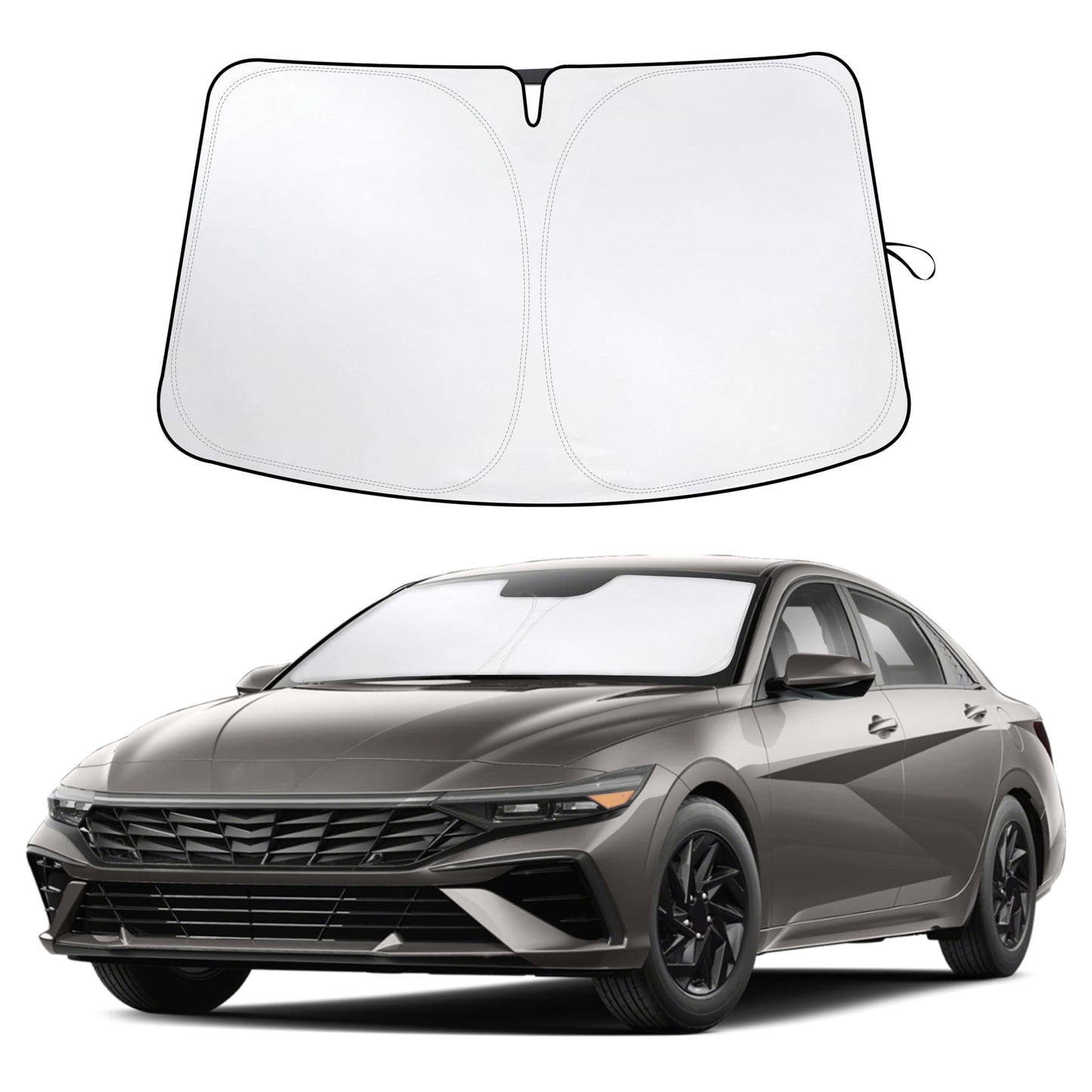 Windshield Sun Shade for Hyundai Elantra (2022–2025) Visor | EcoNour