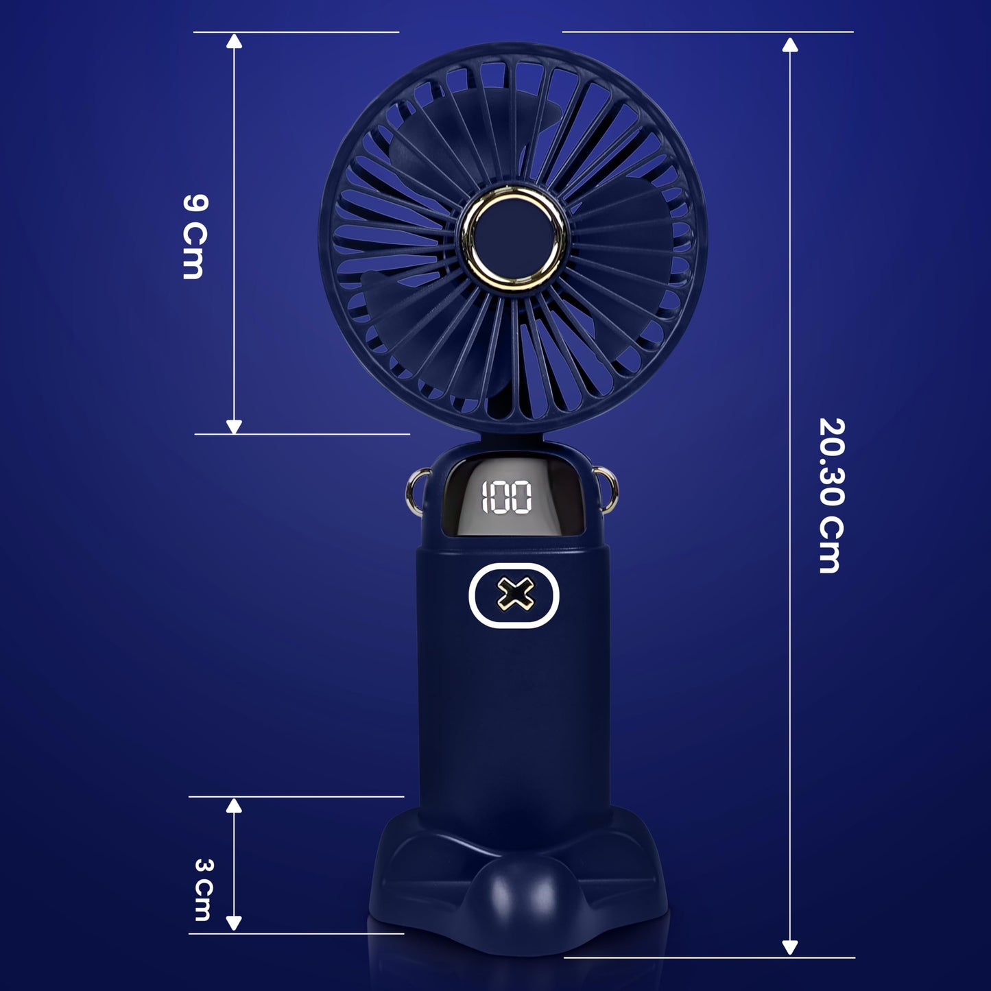 Portable Handheld Fan | USB Rechargeable with 5 Speed | EcoNour