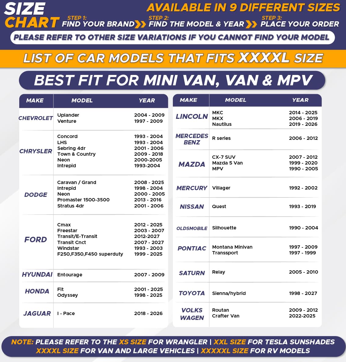 Foldable Sunshade for Car Windshield (75"x37") XXXX-Large | EcoNour