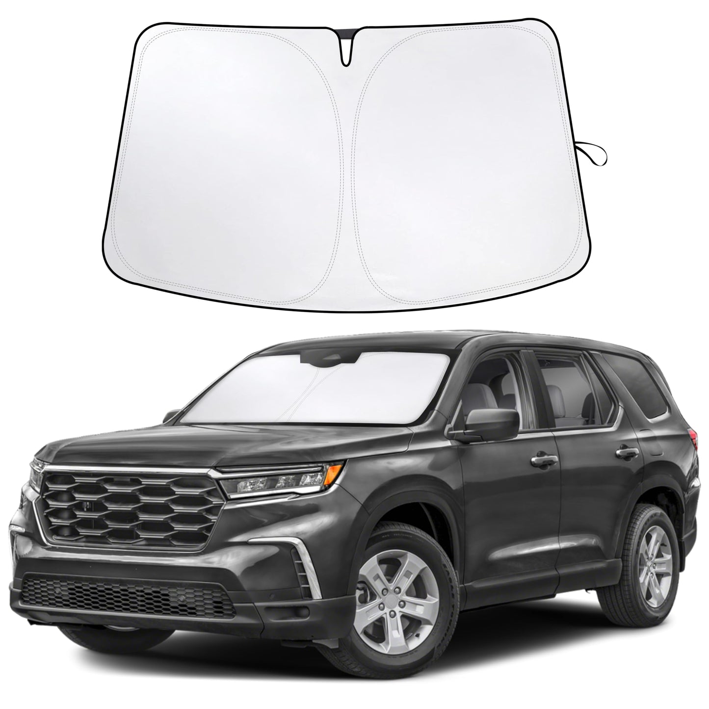 Windshield Sunshade for Mid-Size SUVs (2016–2025) | EcoNour UV Blocker