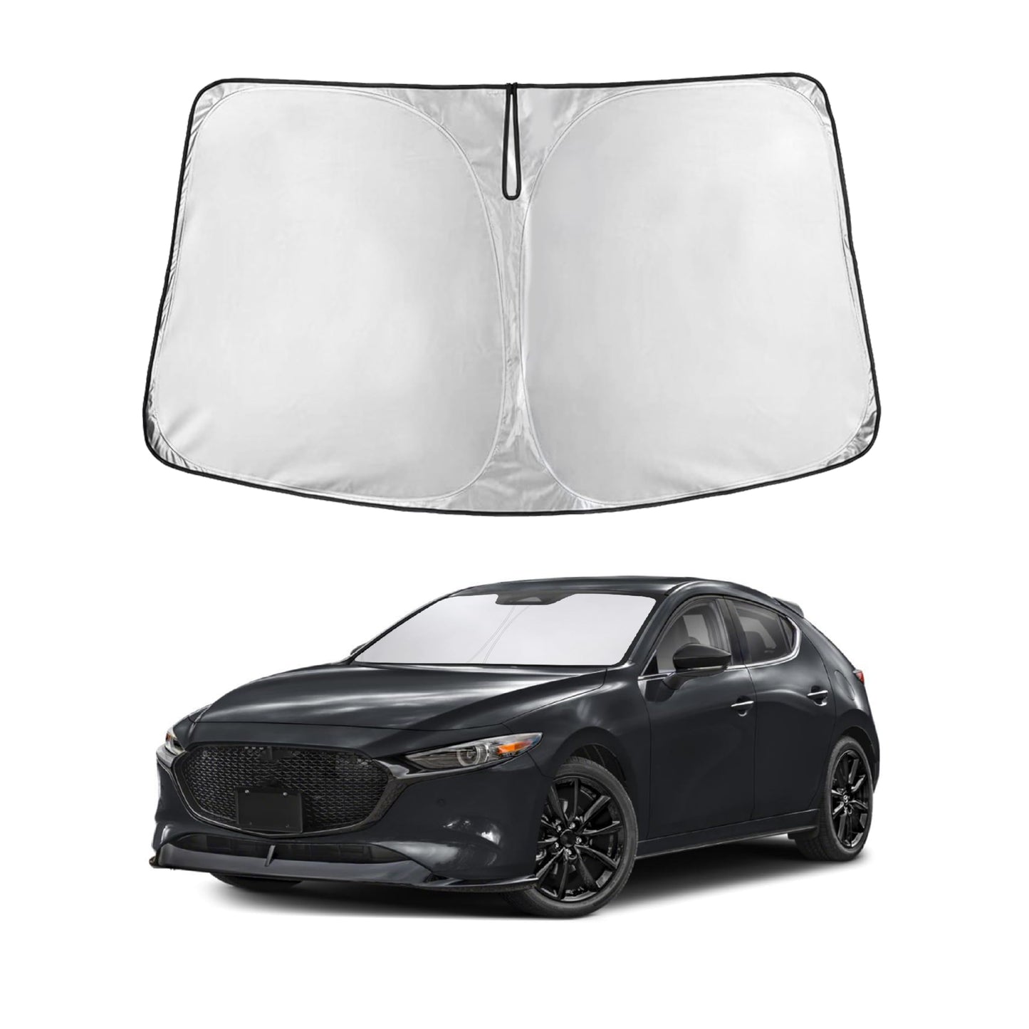 Mazda 3 Windshield Sun Shade (2019–2025) | EcoNour UV Protection