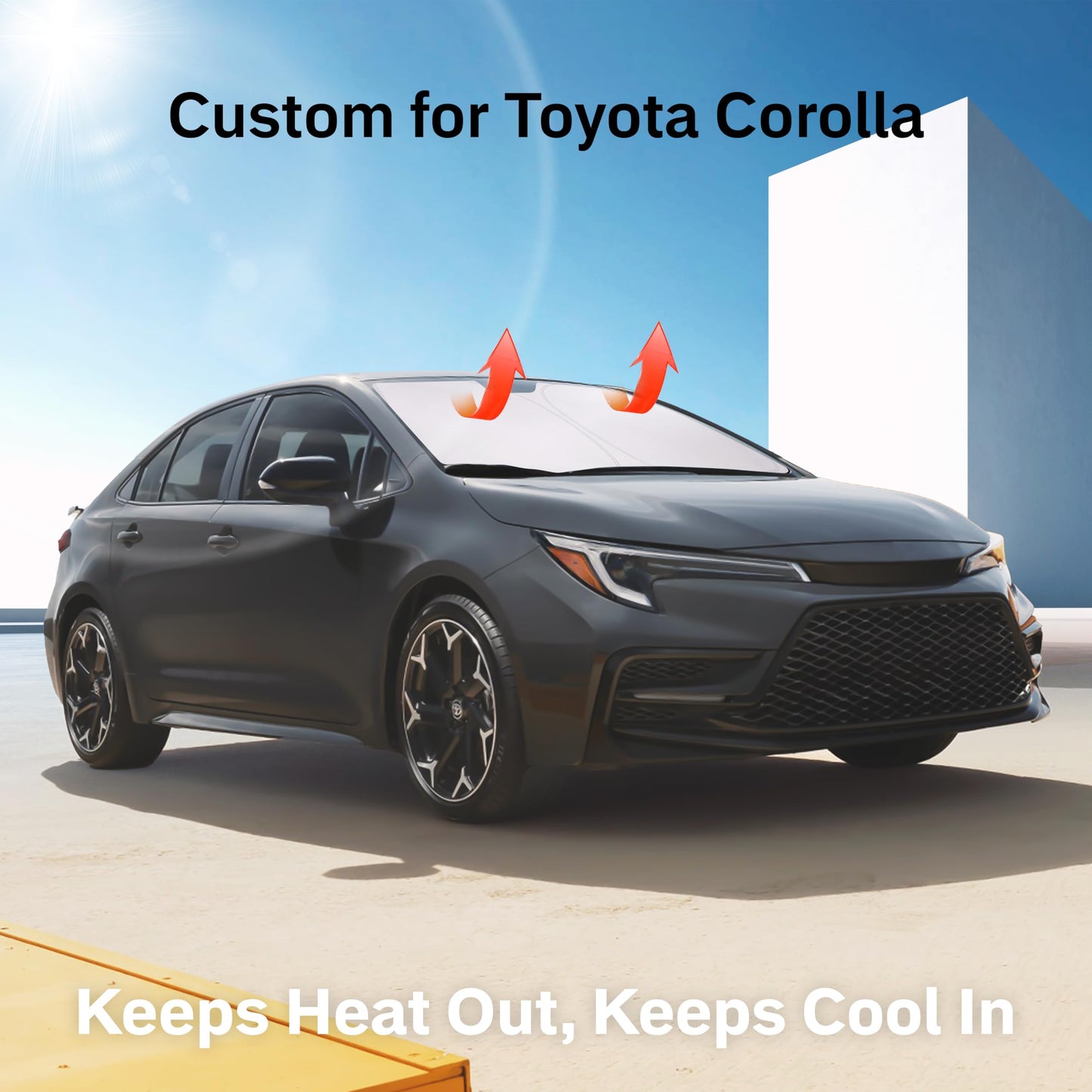 Toyota Corolla Windshield Sunshade (2019–2025) | EcoNour Sunshade