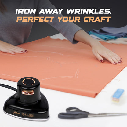 Mini Travel Iron & Steamer 2-in-1 for Clothes | EcoNour Portable Iron