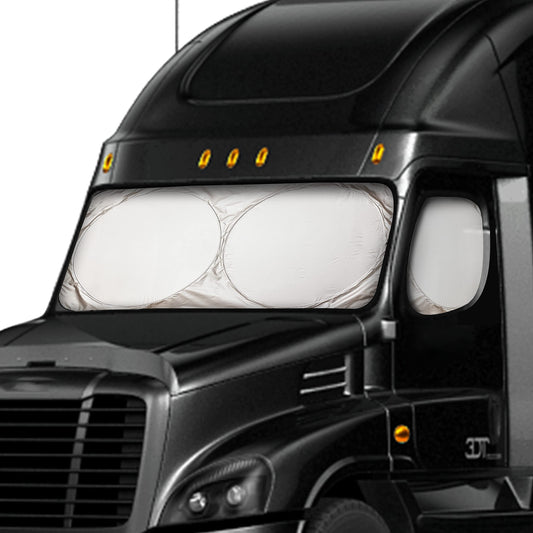 Semi Truck Sunshade – UV Protective for Windshield & Sides | EcoNour