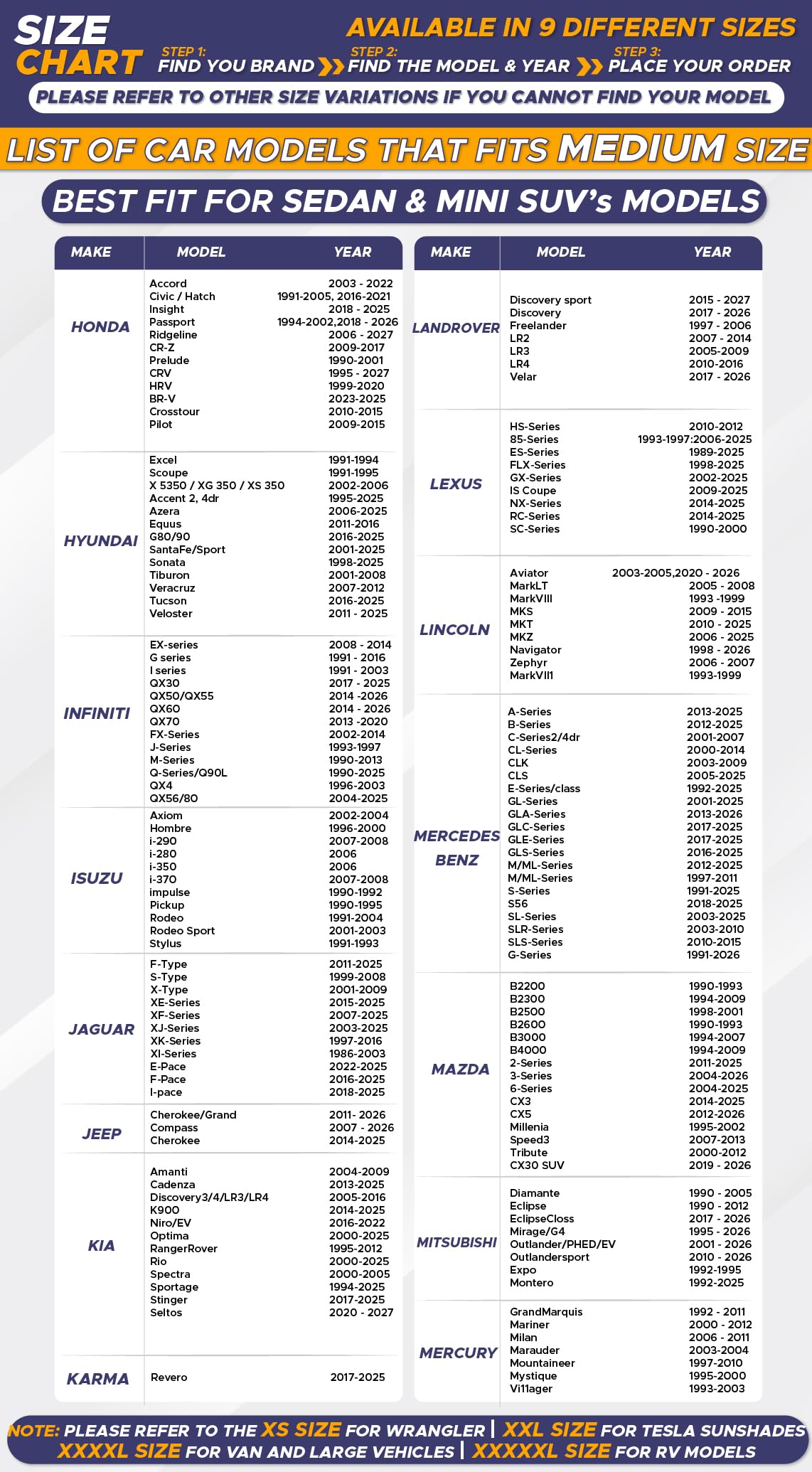 Car Windshield Sun Shade with Mirror Cut (64"x32") Medium | EcoNour