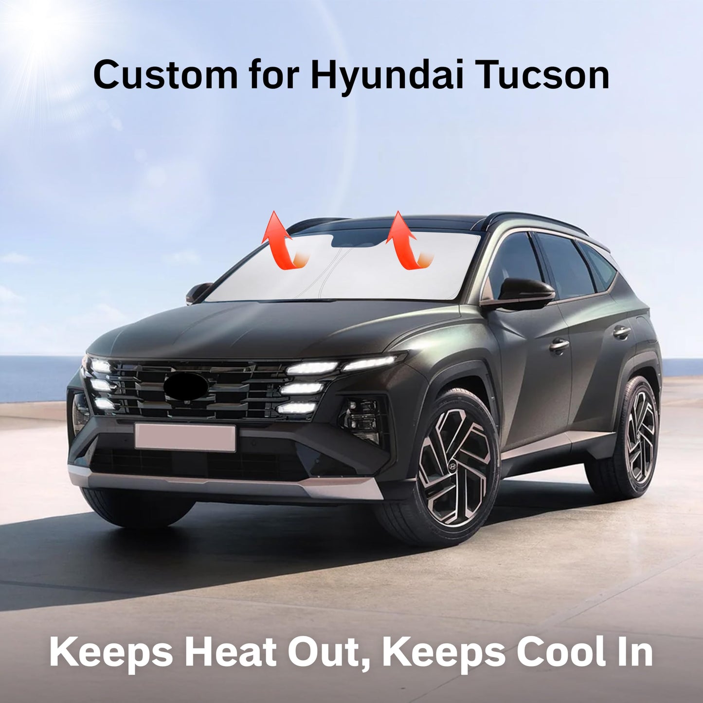 Hyundai Tucson Windshield Sunshade (2016–2021) | EcoNour Sun Visor