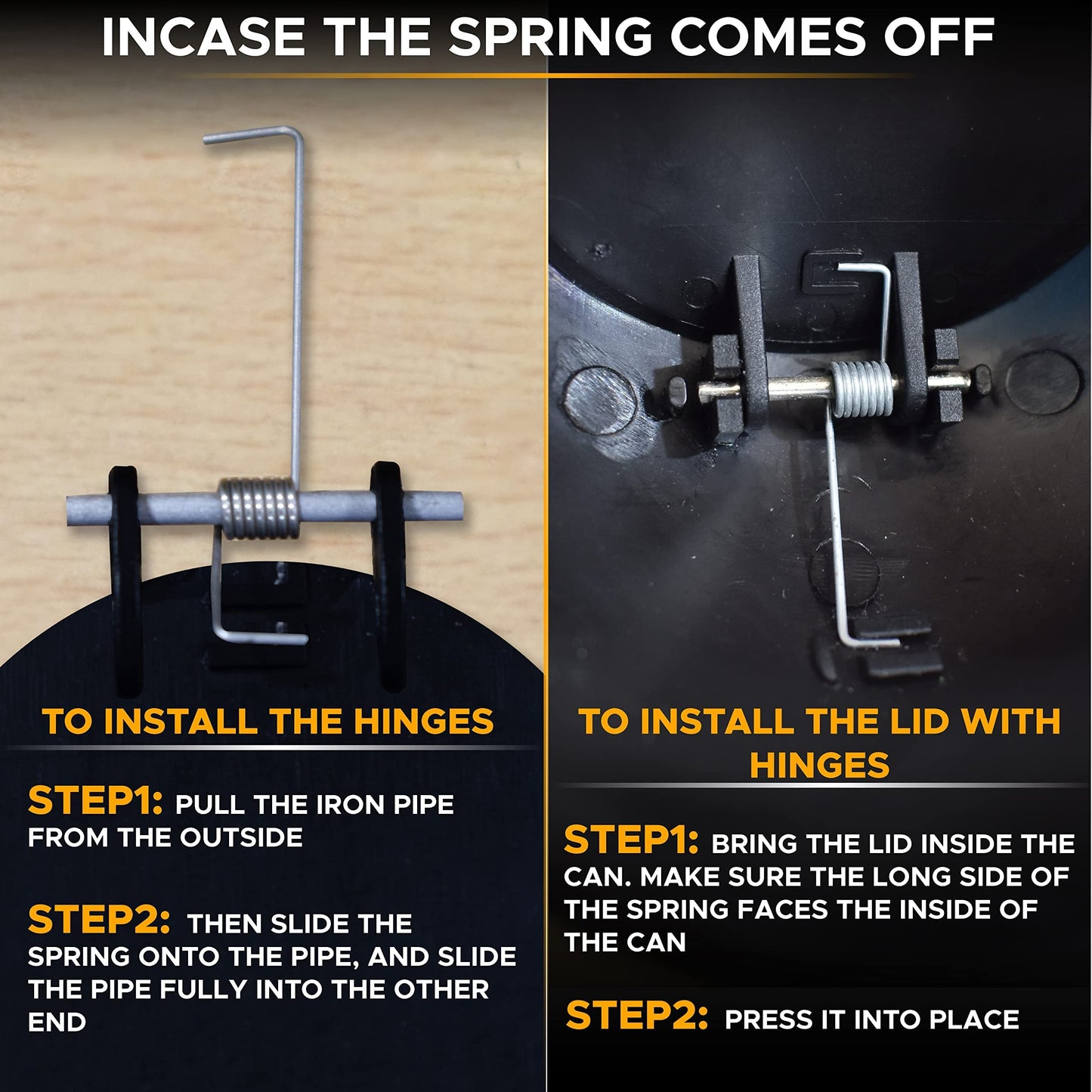 Car Trash Can Leakproof | EcoNour Portable Mini Garbage Bin