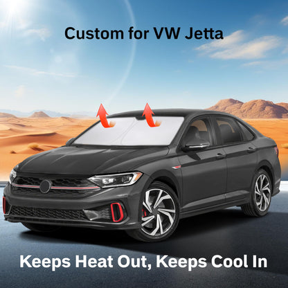 Volkswagen Jetta Windshield Sunshade (2019–2025) | EcoNour 240T Visor