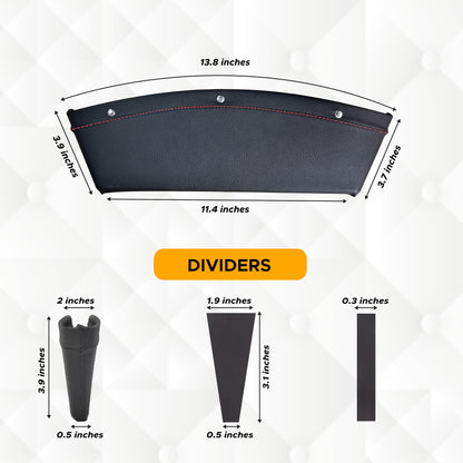 Car Seat Gap Organizer 2-in-1 | EcoNour Front Car Seat Storage