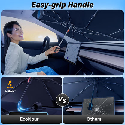 Car Windshield Sunshade Umbrella Large (57"x35") | EcoNour