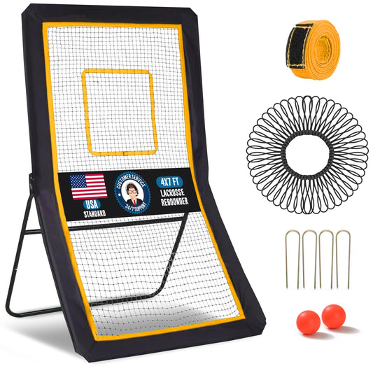 Multi-Sport Rebounder Net 4x7 ft | Adjustable 5 Angles | EcoNour