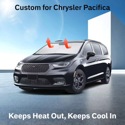 Chrysler Pacifica Windshield Sunshade (2017–2025) | EcoNour Visor