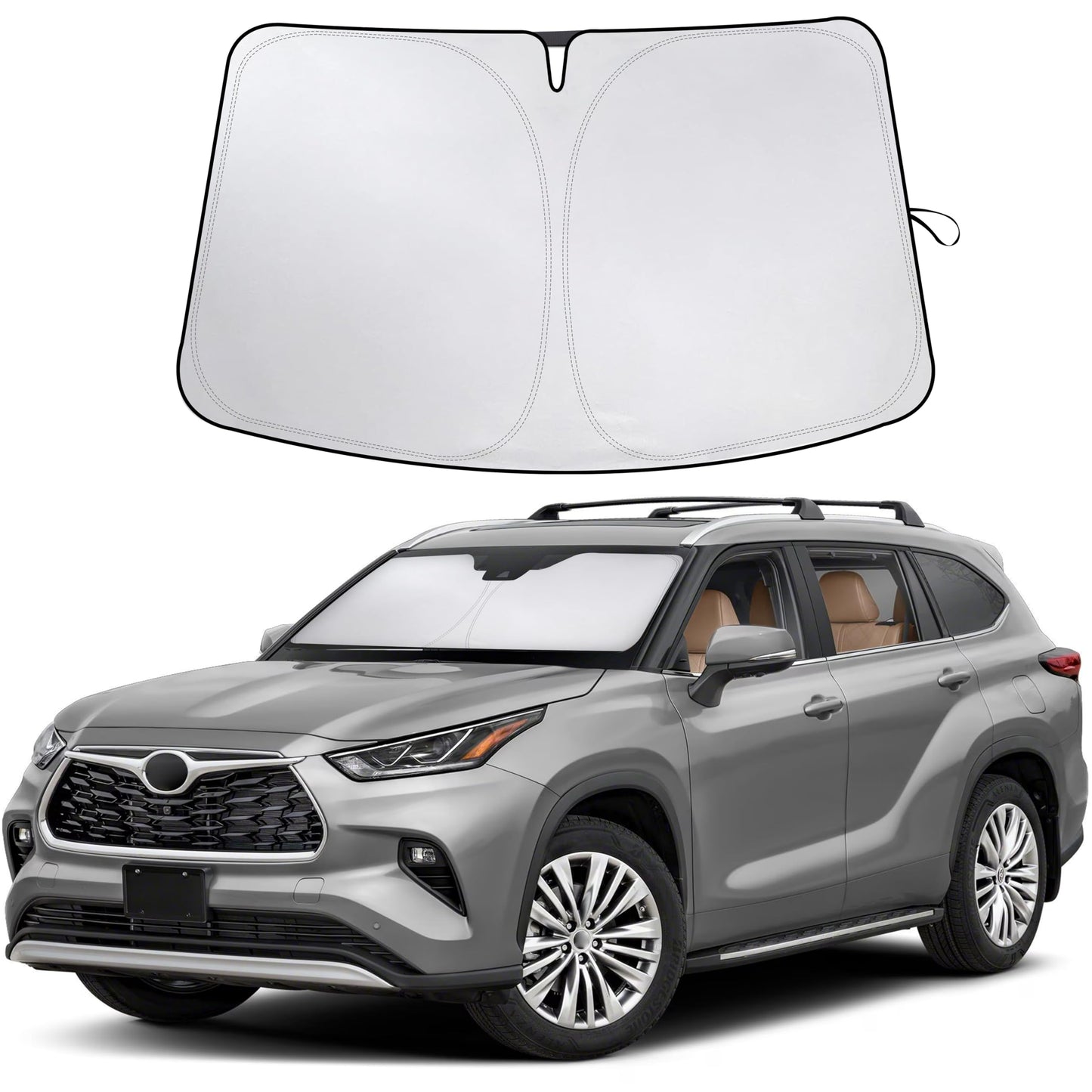 Toyota Highlander Windshield Sunshade 2020–2025 | EcoNour Sunshade