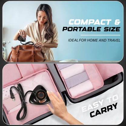 Mini Travel Iron & Steamer 2-in-1 for Clothes | EcoNour Portable Iron