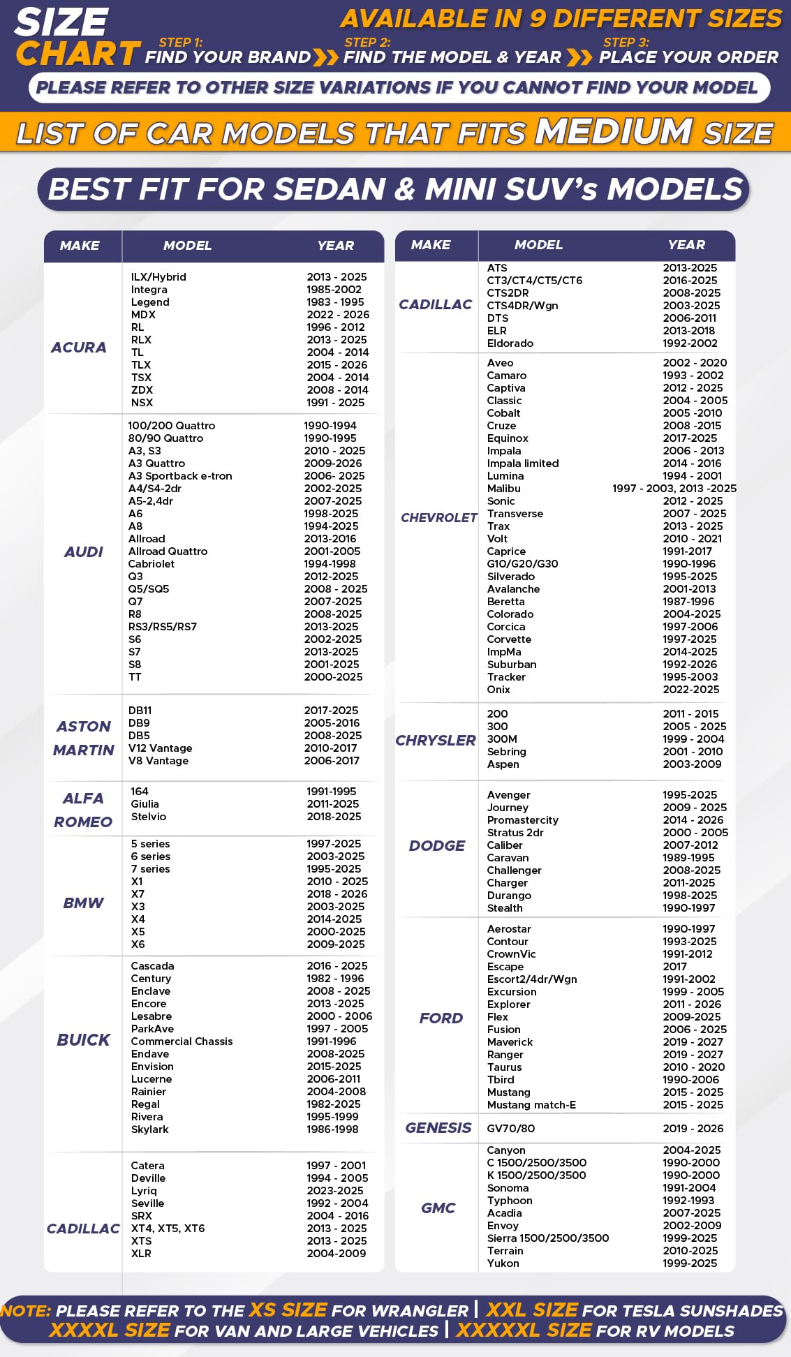 Car Windshield Sun Shade Medium (64x32) | EcoNour Patented Design