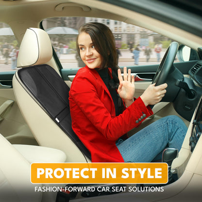 Child Car Seat Protector (2 Pack) 600D Waterproof & Non-Slip | EcoNour