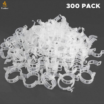 Plant Support Clips – 300 Pcs for Garden | EcoNour Tomato Clips