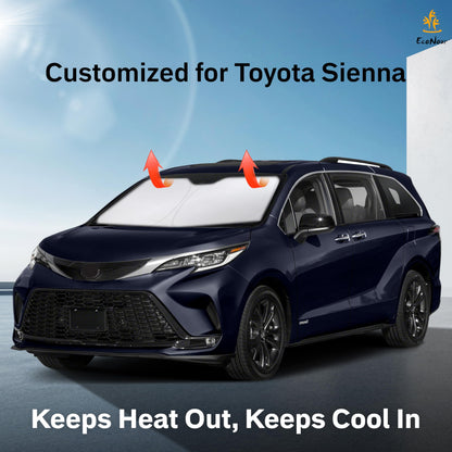Toyota Sienna Windshield Sunshade 2021–2025 | EcoNour UV Block