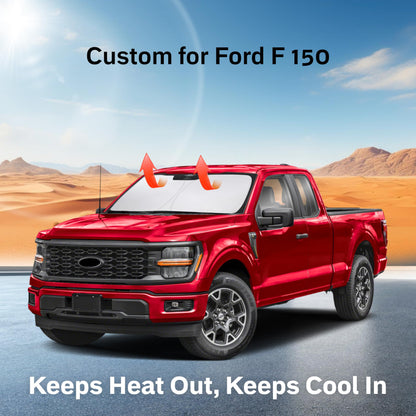 Ford F-150 windshield sun shade (2022–2025) | EcoNour UV Blocker