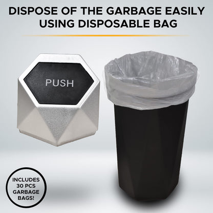 Mini Trash Can (2 Pack) Leakproof | EcoNour Small Car Trash Bin