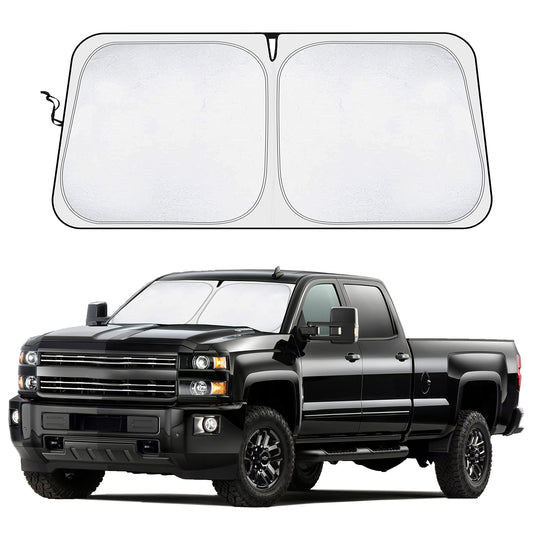 Chevrolet Silverado Windshield Sunshade 2019–2025 | EcoNour 240T Visor