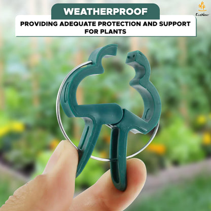 Plant Support Clips – 40 Pcs Garden Clips | EcoNour Plant Support