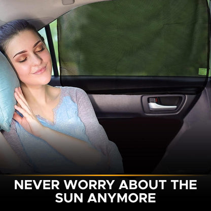 Magnetic Car Side Window Sunshade 4 Pack | EcoNour Baby Protection