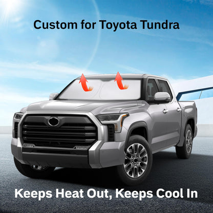 Toyota Tundra Windshield Sunshade (2022–2025) | EcoNour Foldable Visor