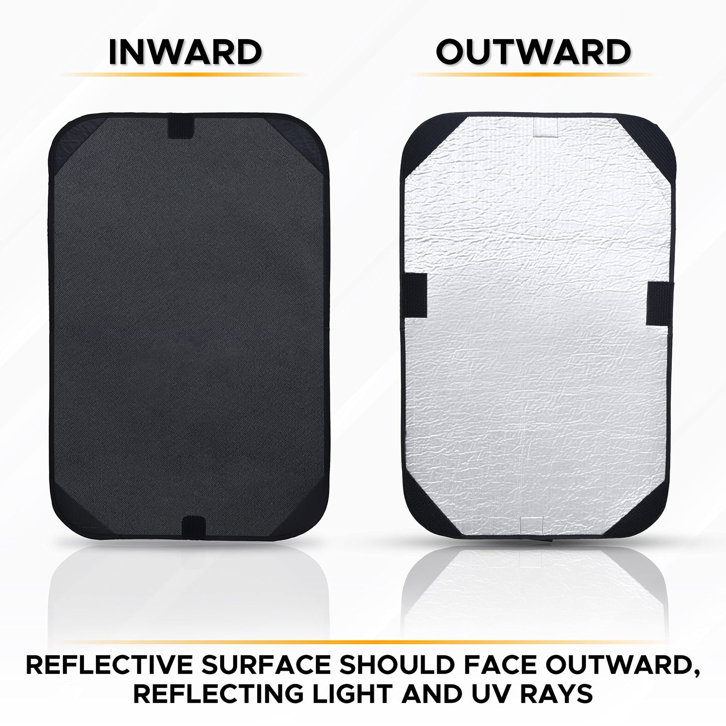 RV Door Window Shade (16"x25") | EcoNour RV Skylight Covering