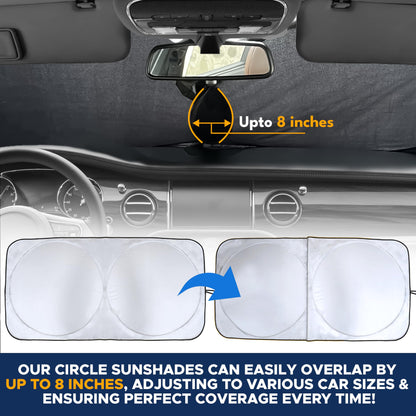Foldable Sunshade for Car Windshield (75"x37") XXXX-Large | EcoNour