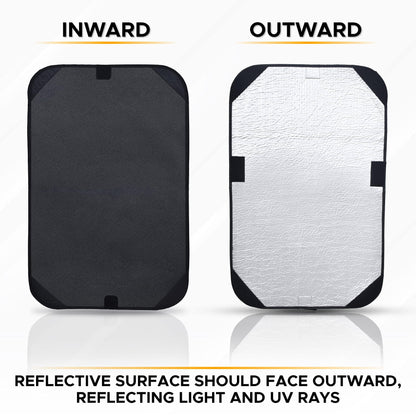 RV Door Window Shade 2 Pack (16"x25") | EcoNour RV Skylight